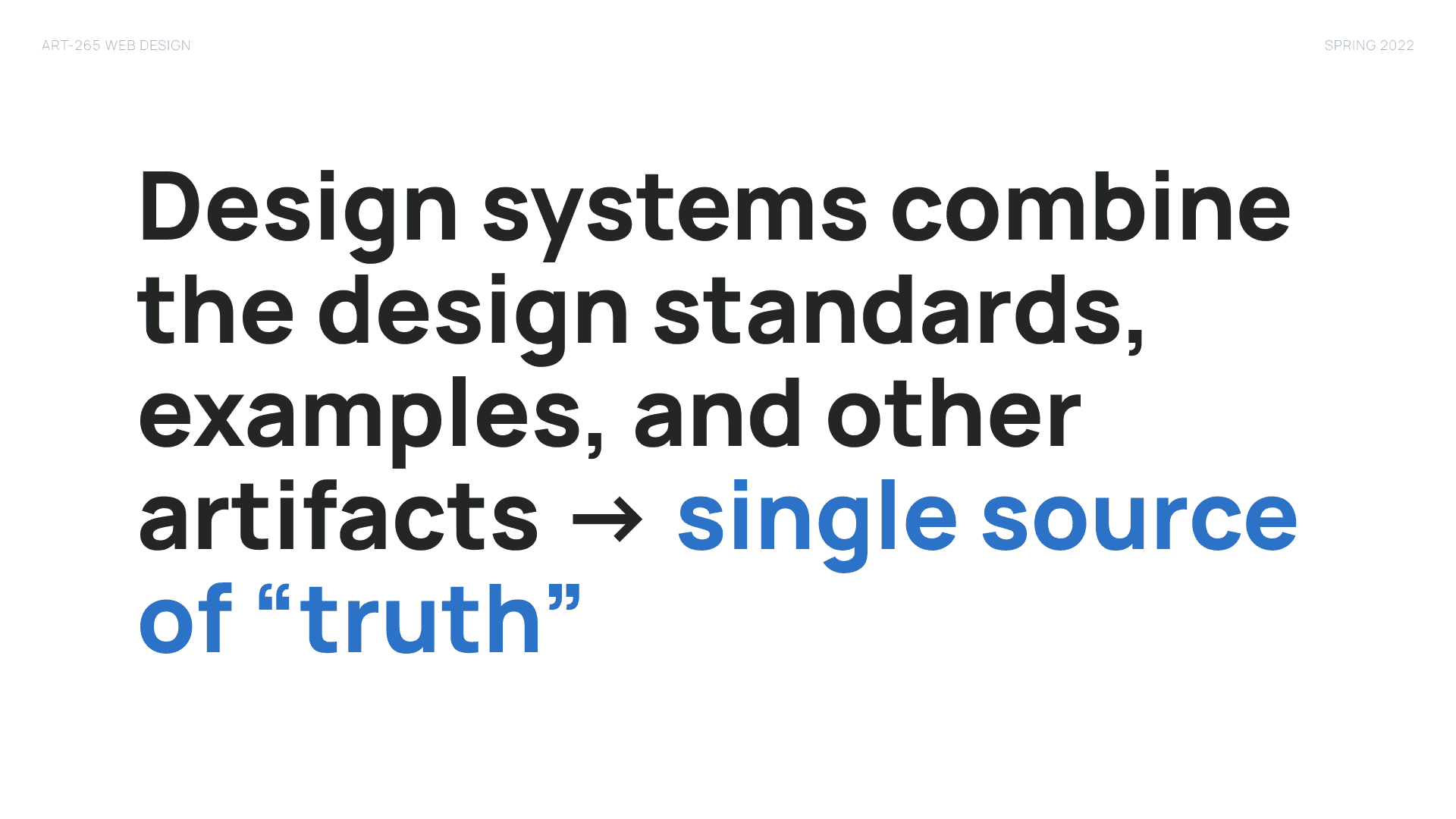 Design systems slide